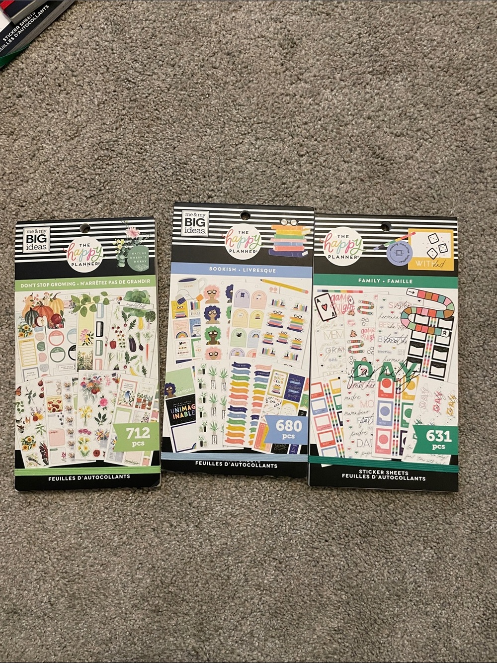 The Happy Planner Sticker Variety Pack - Green Accent Multi-Color